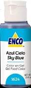 Enco Gel Color sky blue 1.4 Ounce Bottle