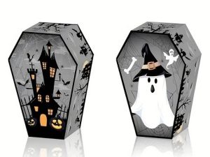 Halloween Treat Coffin Box Haunted Ghosts
