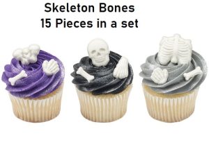 Sugar Assorted Skeleton Bones 15 pieces