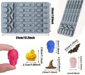 Halloween Theme 48 Cavity Silicone Mold