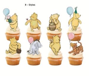 Winnie Pooh Friends Cupcake Topper 24 Pieces