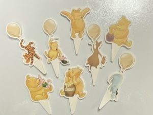 Cupcake Topper Pooh And Friends 24 Pieces