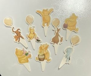 Cupcake Topper Pooh And Friends 24 Pieces