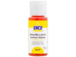 Enco Gel Color Lemon Yellow 1.4 ounce Bottle
