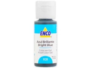 Enco Gel Color Bright Blue 1.4 ounce Bottle