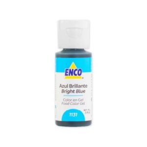 Enco Gel Color Bright Blue 1.4 ounce Bottle