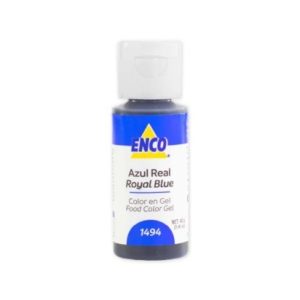Enco Gel Color Royal Blue 1.4 ounce Bottle