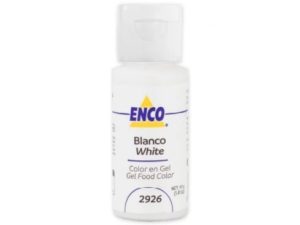 Enco Gel Color White 1.4 ounce Bottle