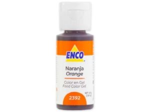 Enco Gel Color Orange 1.4 ounce Bottle