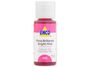 Enco Gel Color Bright Pink 1.4 Ounce Bottle