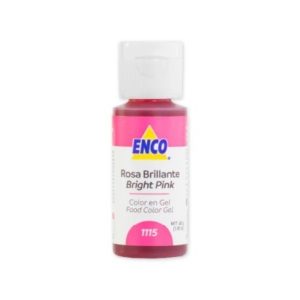 Enco Gel Color Bright Pink 1.4 Ounce Bottle