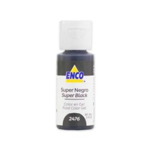 Enco Gel Color super Black 1.4 ounce Bottle