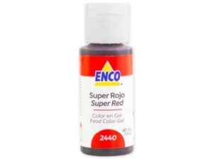 Enco Gel Color Super Red 1.4 ounce Bottle