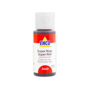 Enco Gel Color Super Red 1.4 ounce Bottle
