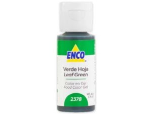 Enco Gel Color Leaf Green 1.4 ounce Bottle
