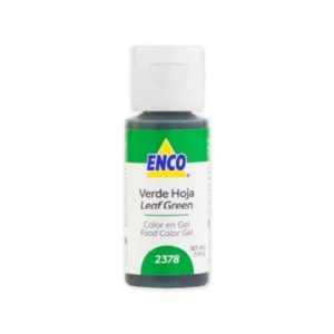 Enco Gel Color Leaf Green 1.4 ounce Bottle