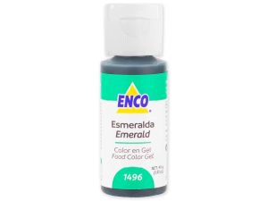 Enco Gel Color Emerald 1.4 ounces Bottle