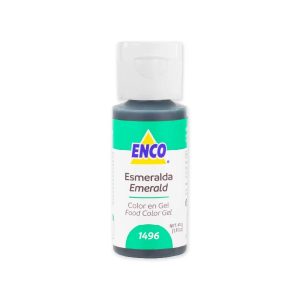 Enco Gel Color Emerald 1.4 ounces Bottle