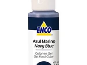Enco Gel Color Navy Blue 1.4 ounce Bottle
