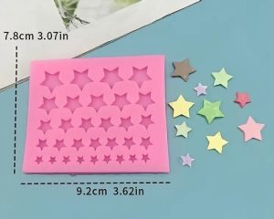 Silicone Mold Stars 31 Cavities 5 Sizes