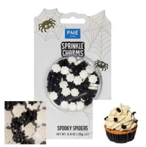 Spiders And Webs Spooky Sprinkle Charms 0.9 ounce