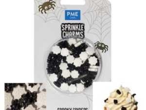 Spiders And Webs Spooky Sprinkle Charms 0.9 ounce