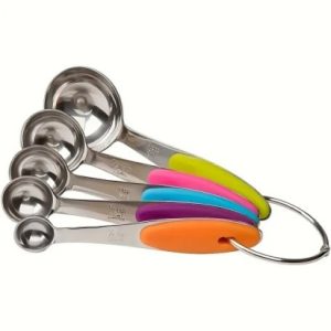 Stainless Steel Measuring Spoons Set 5 Pieces