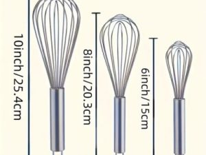 Stainless Steel Whisk Set 3 Pcs