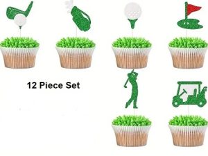 Cupcake Picks Golf Theme 12 Count