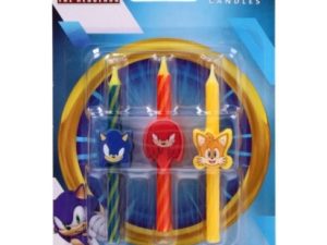 Sonic, Knuckles and Tails Candles 6 count