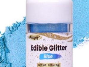 Edible Blue Glitter Shaker Bottle 5 Grams