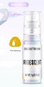 Edible Iridescent Glitter Spray Bottle 5 Gram
