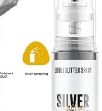 Edible Silver Glitter Spray Bottle 5 Gram