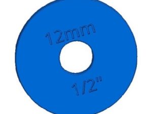 Rolling Pin 1/2" Height Guide Disk 2 Count
