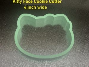 Cookie Cutter Kitty Face 4 Inches Wide