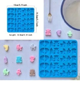 Silicone Mold Baby Theme 35 Cavity