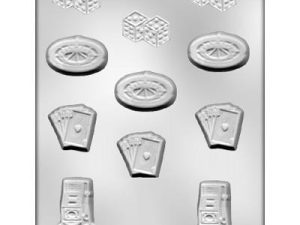 Assorted Games Gambling Cholocate Mold