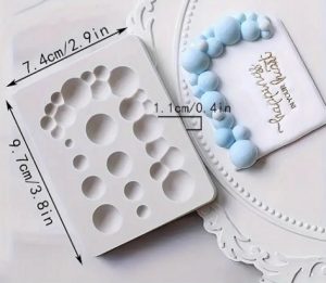 Silicone Mold Semi-Sphere Bubble Garland