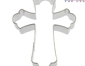 Fancy Cross Cookie Cutter 5 inches