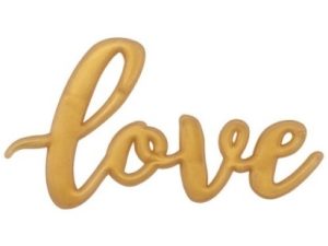 Gold Love Cupcake Layon 12 count