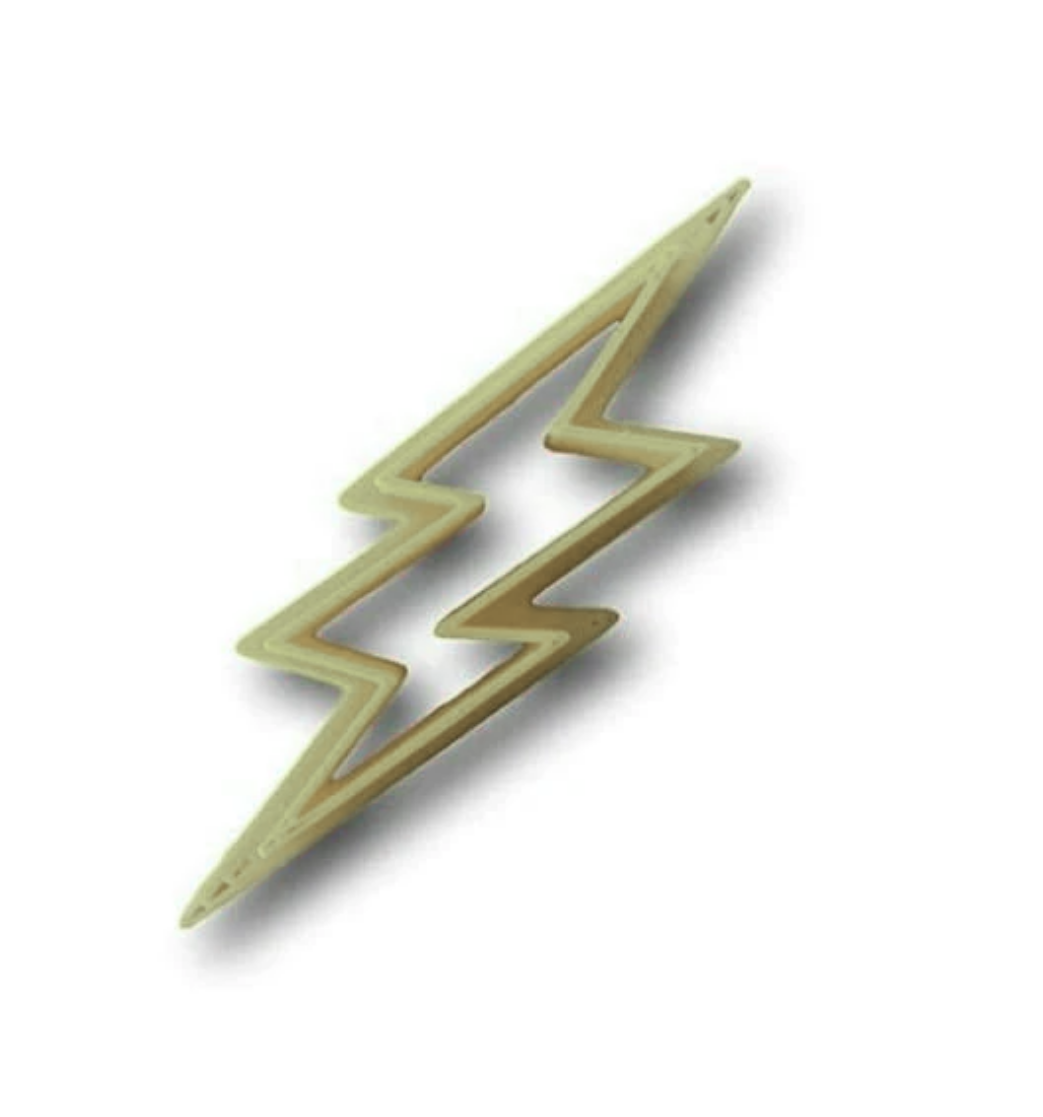 Mini Lightning Bolt Cookie Cutter 2 inches