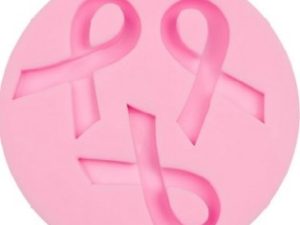 Silicone Mold Awareness Cancer Ribbon 3 cavity