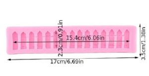 Fence Silicone Mold 15 Cavity