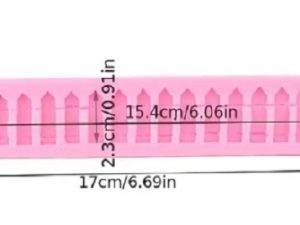 Fence Silicone Mold 15 Cavity