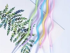 Tall Candles Pastel Curvy 6 Count