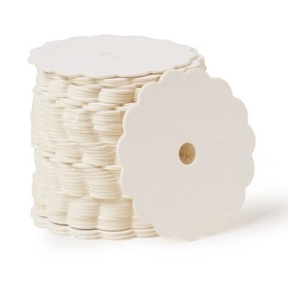 Cake Pop Board White Scallop Edge 50 count