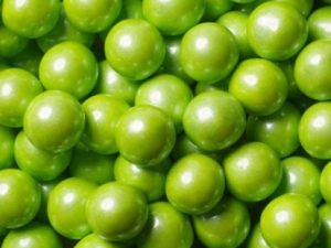 Lime Green Sixlets Small Container