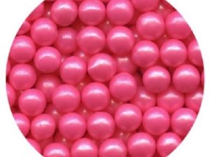 Bright Pink Sugar Pearls Small