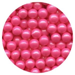 Bright Pink Sugar Pearls Small