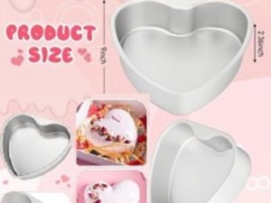 Cake Pan Heart Shape 10" X 2.3 inches